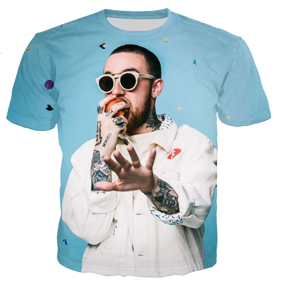 Mac Miller 3D Printed Casual Logo T-Shirt