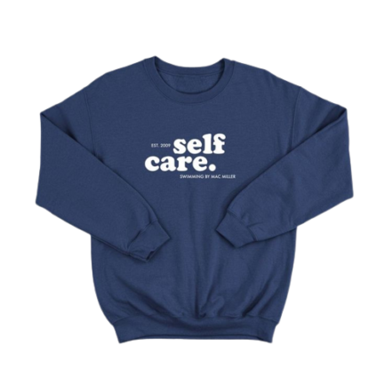 Mac Miller Self Care Sweatshirts Blue