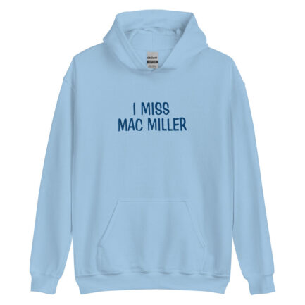 I Miss Mac Miller Embroidered Hoodie